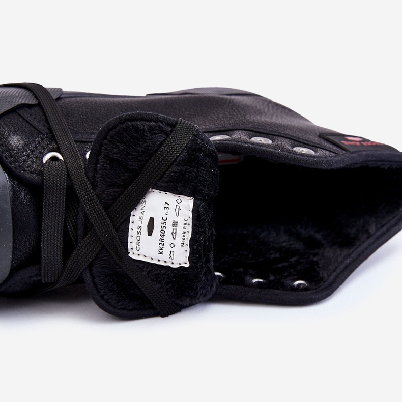 Ženske visoke tenisice Cross Jeans KK2R4055C crne crna 1
