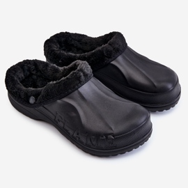 PM2 Muške tople Crocs tobogani Black Calmo crna 1