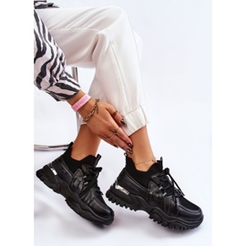 BM Ženske sportske cipele na čarape crne Berna crno 1