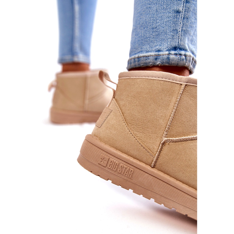 Ženske izolirane čizme za snijeg Big Star KK274290 Bež 3