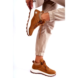 Ženske izolirane čizme od kamile smeđa 2