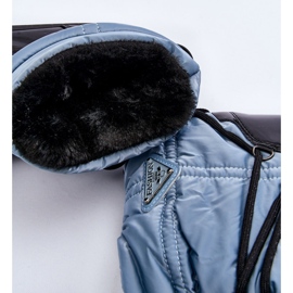 Ženske moderne čizme za snijeg na vezanje, plave Carrios plava 1