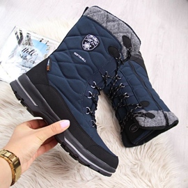 American Club vodootporne čizme za snijeg W AM516C plava 1