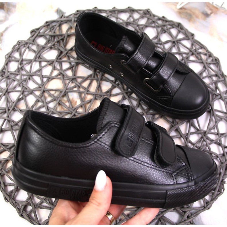 Tenisice na čičak Big Star Jr KK374054 crna 1