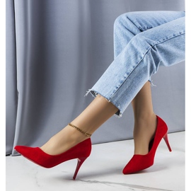 PA1 Alayah crvene štikle od eko antilop kože crvena 1