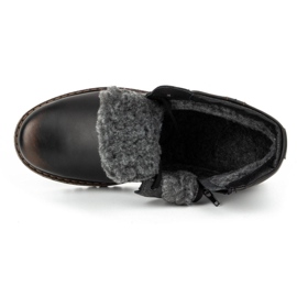 Polbut Muške čizme za snijeg J35 kabir crno 4