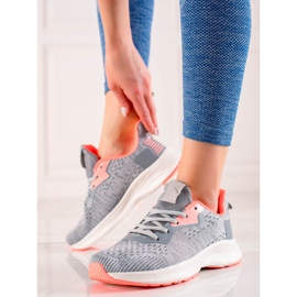 TRENDI Vezane sportske cipele siva 2