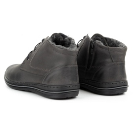 Polbut 339 sivih muških zimskih čizama siva 4