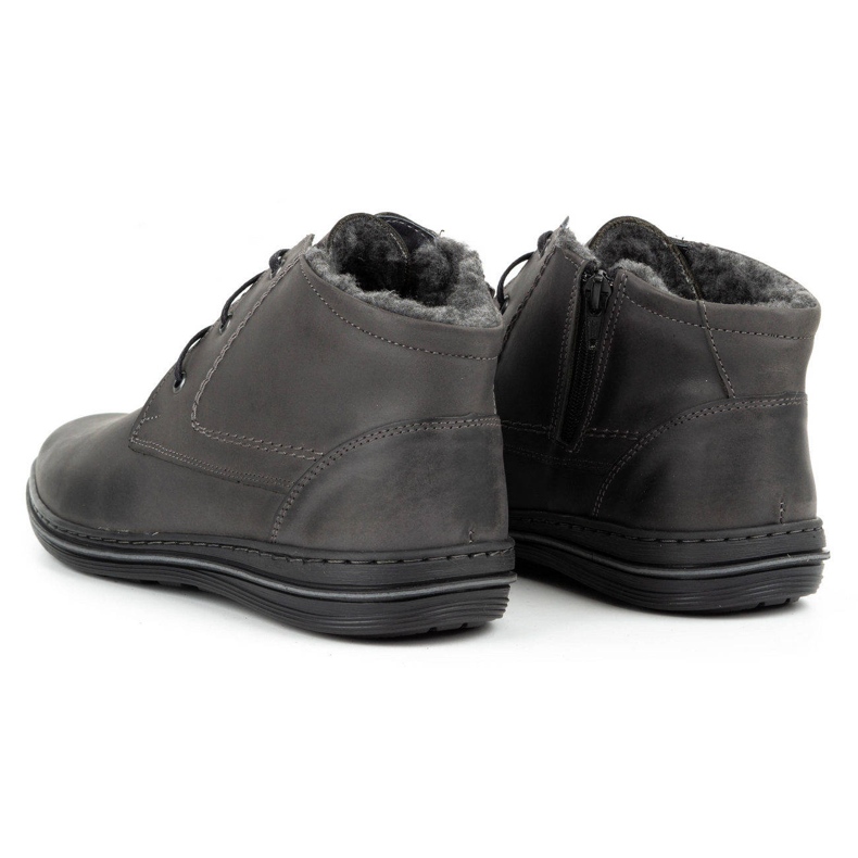 Polbut 339 sivih muških zimskih čizama siva 4