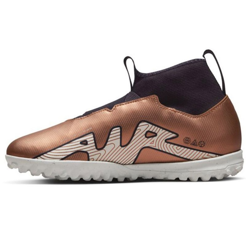 Nike Zoom Mercurial Superfly 9 Academy Qatar Tf Jr DR6053 810 nogometne tenisice zlatna, smeđa zlatni 1