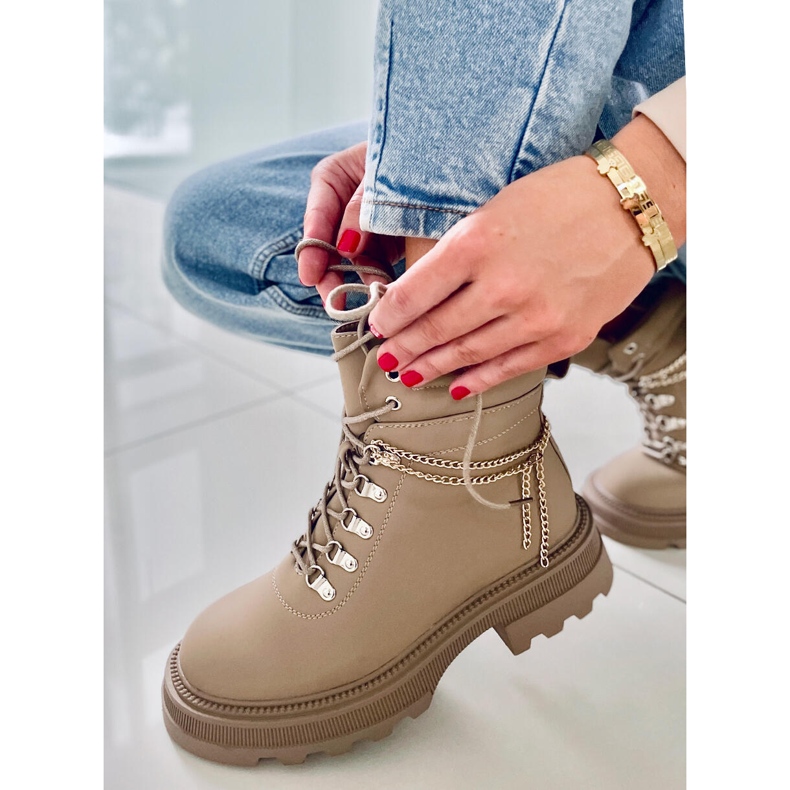 PA1 Hudson Apricot Trapper čizme bež 2