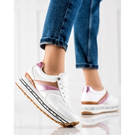 G2G/Good To Great Bijele i ružičaste modne tenisice bijela 1