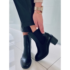 BM Klasične Clea Black čizme na visoku petu crno 2
