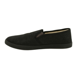 Sabatina Slip-on tenisice crne svjetlucave DMC-15 crno 1