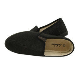 Sabatina Slip-on tenisice crne svjetlucave DMC-15 crno 3