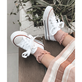 Bijele Filemon dječje klasične tenisice bijela 2