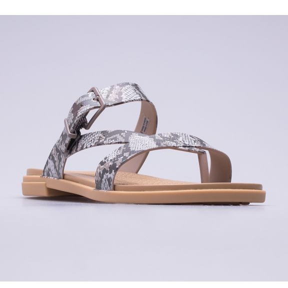 Crocs Tulum Toe Post Sandala W 206108-15W bež smeđa 1