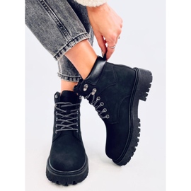 Trapper čizme izolirane Basco Black crno 1