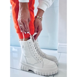 PA1 Ravne čizme na vezanje Barkin Beis bež 2