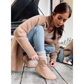 Ženske izolirane čizme za snijeg Busted Khaki bež 1