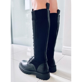 PA1 Radničke čizme s fleksibilnim gornjim dijelom Barton crne boje crna 1