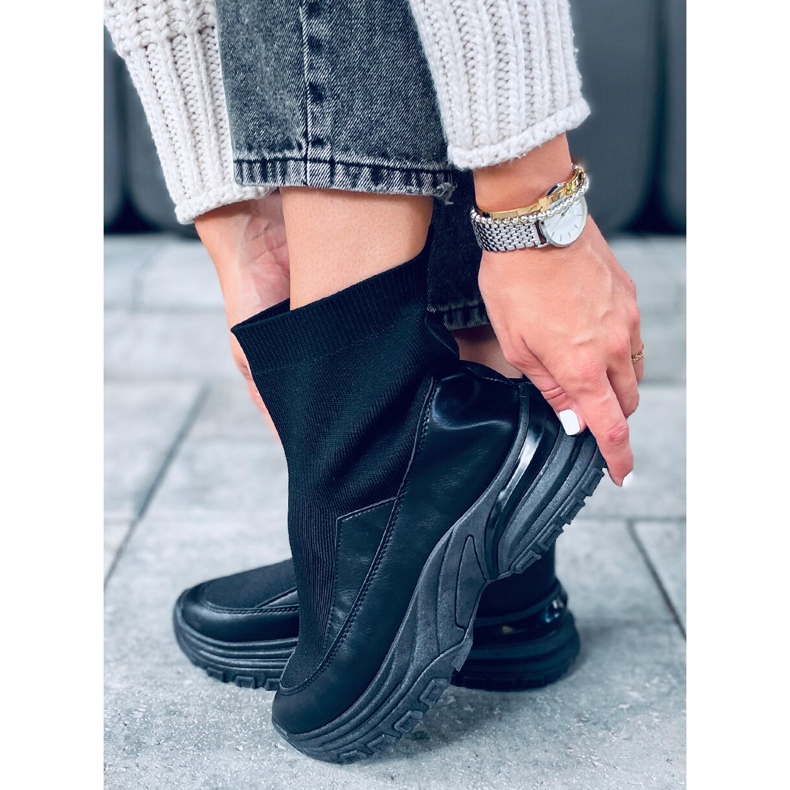 PA1 Goko crne čarape crno 1