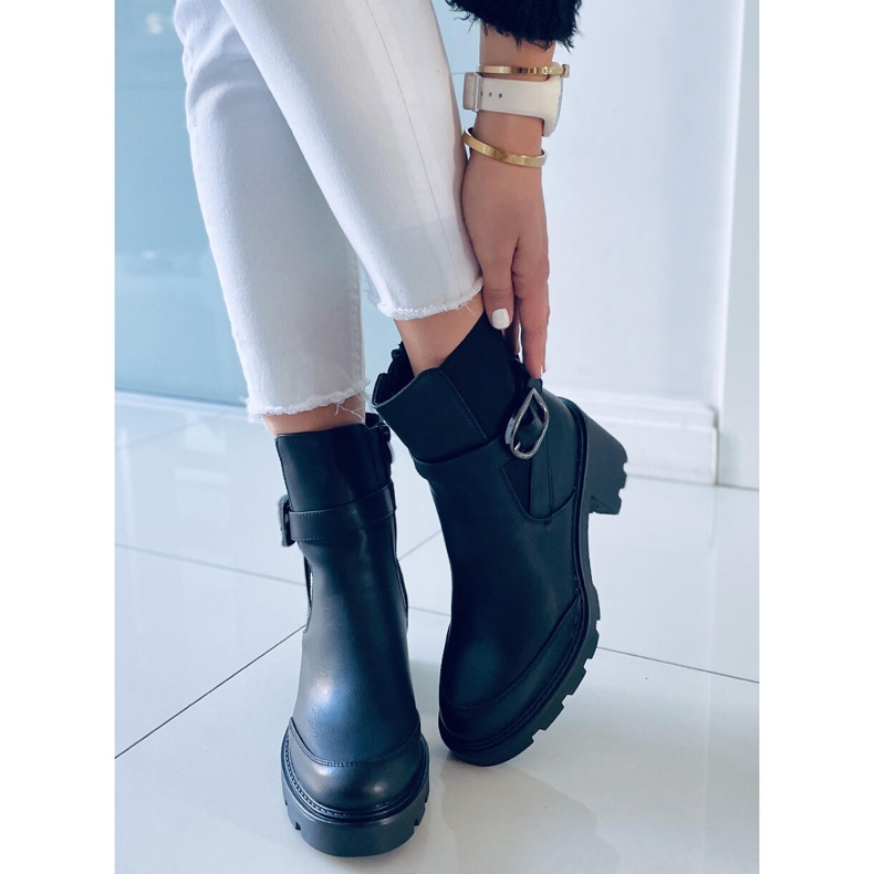 PA1 Carter crne čizme sa širokom petom crna 1