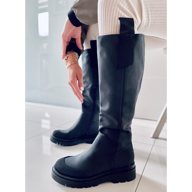 PA1 Gibbs crne ženske jahaće čizme crna 2