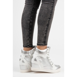 Vinceza Zavezane gležnjače siva 2