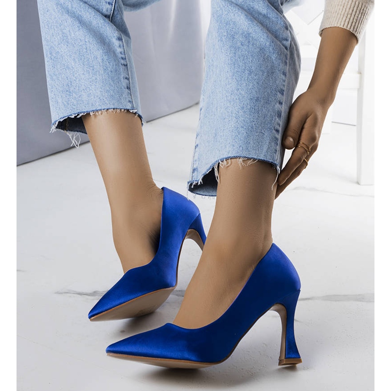 BM Otto plave cipele s petom u obliku pješčanog sata plava 1