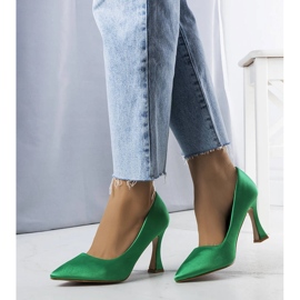 Otto zelene cipele s petom u obliku pješčanog sata zelena 1