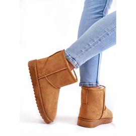 FR1 Ženske tople čizme za snijeg svijetlo smeđe Virgina smeđa 2