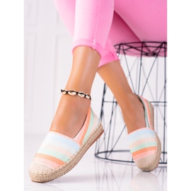 SHELOVET Šarene espadrile ružičasta raznobojna 2