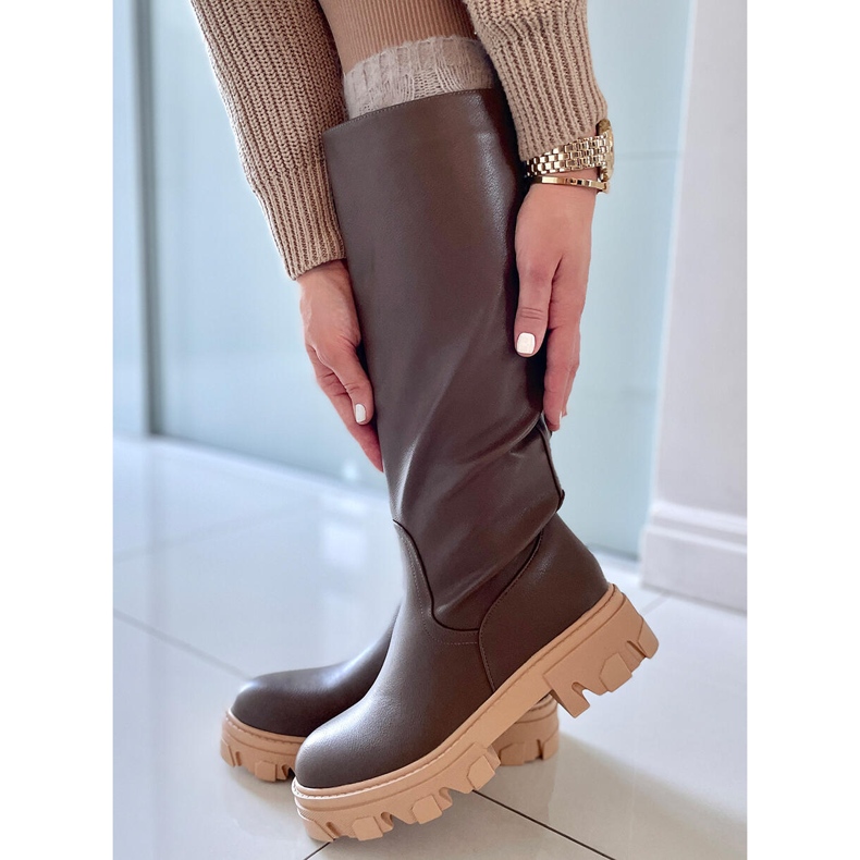 BM Hewes Army Green debele čizme zelena 2