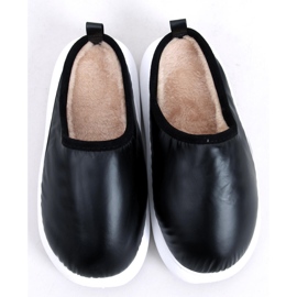 BM Izolirane zimske papuče Toby Black crno 1