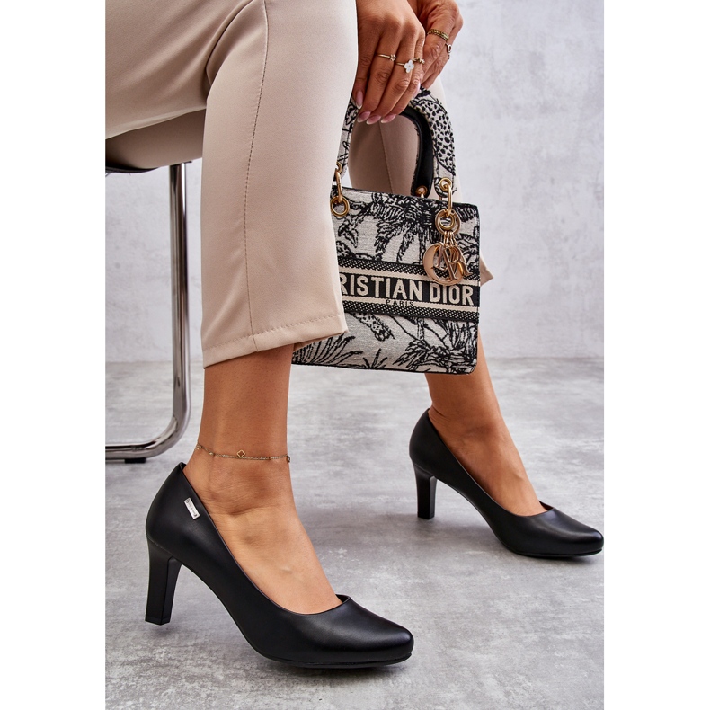 Ženske pumpe Sergio Leone Crna crno 2