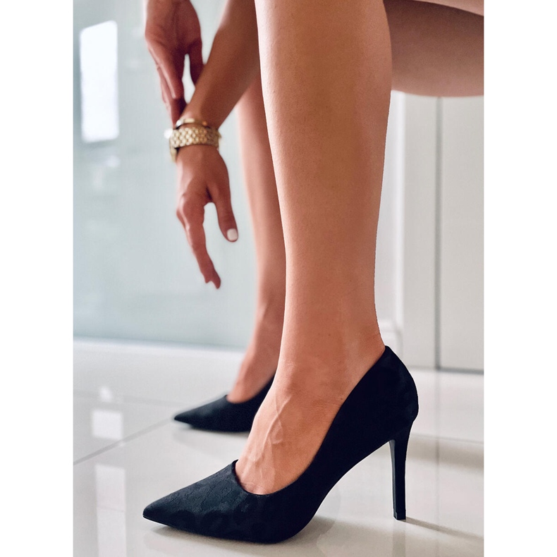 BM Ženske štikle Telisha Black crno 2