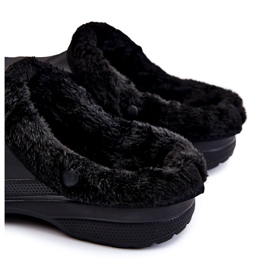 PM2 Muške tople Crocs tobogani Black Calmo crna 4