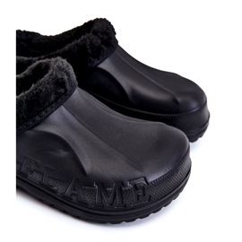 PM2 Muške tople Crocs tobogani Black Calmo crno 2
