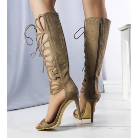 Zelene sandale s ukrasnim gornjištem iz Julia zelena 1