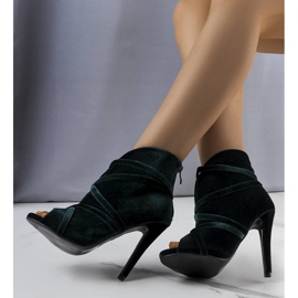 Elegantne zelene cipele s gornjim dijelom iz Saoa zelena 1