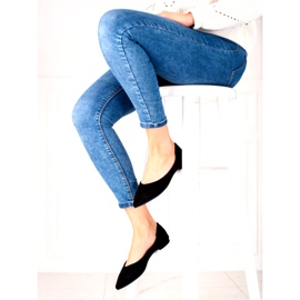 Crne ženske balerinke od ekološkog antilopa crna 1