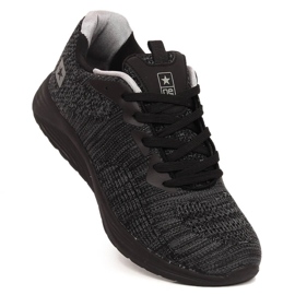 News Udobne crne sportske tenisice za trčanje NOVOSTI crna 1