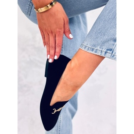 BM Ženske Rhona crne mokasine s kopčom crno 2