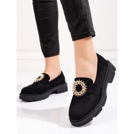 Ženske Shelovet cipele od crne brušene kože crna 1