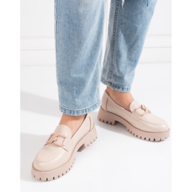 Goodin Ženske bež cipele s platformom Shelovet 2