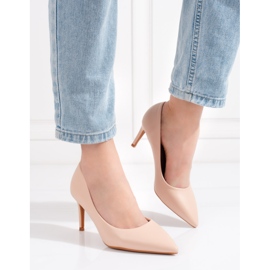 Shelovet ženske štikle bež klasične 1