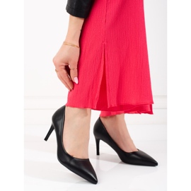 Shelovet crne klasične ženske štikle crna 1