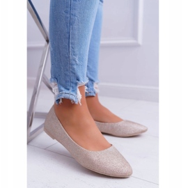 PS1 Ženske balerinke sa sjajem Golden Fifi zlatni 3