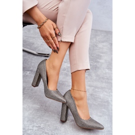 PA1 Sjajne salonke na petu Srebrna Elmira srebro 4